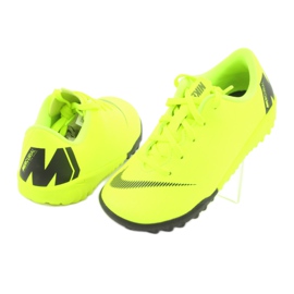 Buty piłkarskie Nike Mercurial VaporX 12 Academy Tf Jr AH7353-701 żółte żółte 5