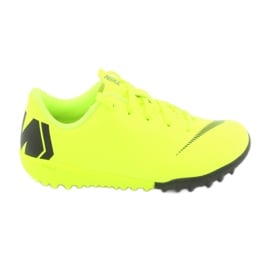 Buty piłkarskie Nike Mercurial VaporX 12 Academy Tf Jr AH7353-701 żółte żółte 1