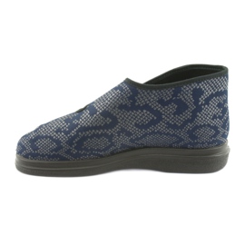 Befado obuwie damskie  pu 986D009 czarne granatowe szare 2