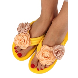 Klapki japonki żółte TS-33 Yellow 2