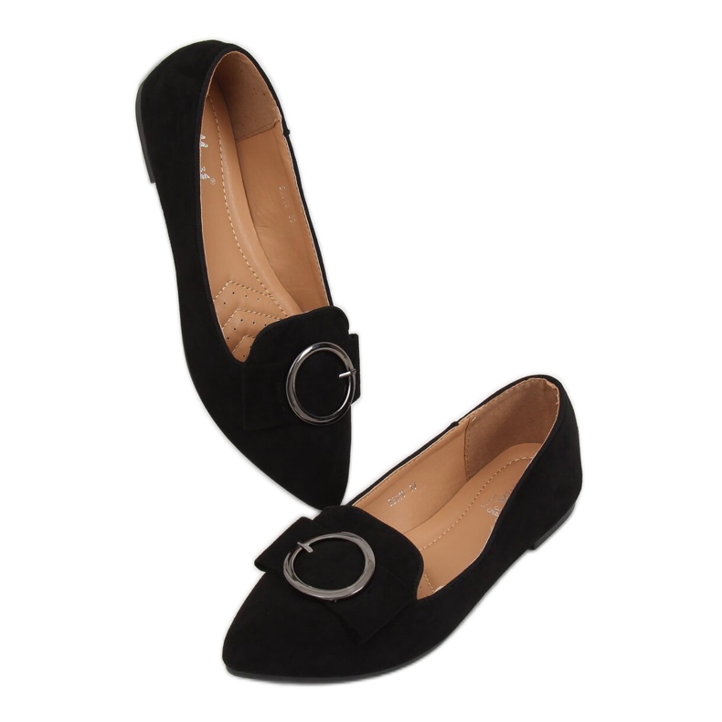 Mokasyny lordsy czarne B2010 Black 1