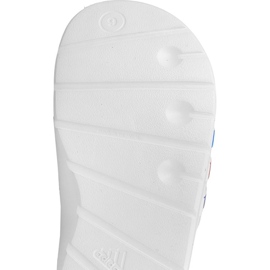 Klapki adidas Duramo Slide M U43664 białe czerwone niebieskie 1
