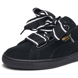 Buty Puma Suede Heart Satin Ii W 364084 01 czarne 2