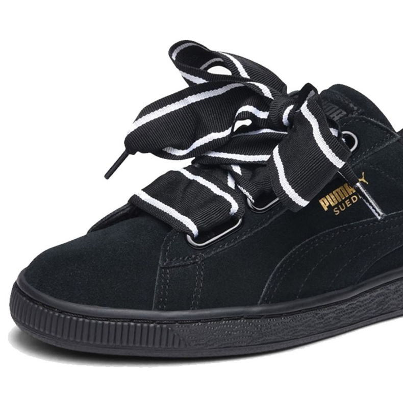 Buty Puma Suede Heart Satin Ii W 364084 01 czarne 2