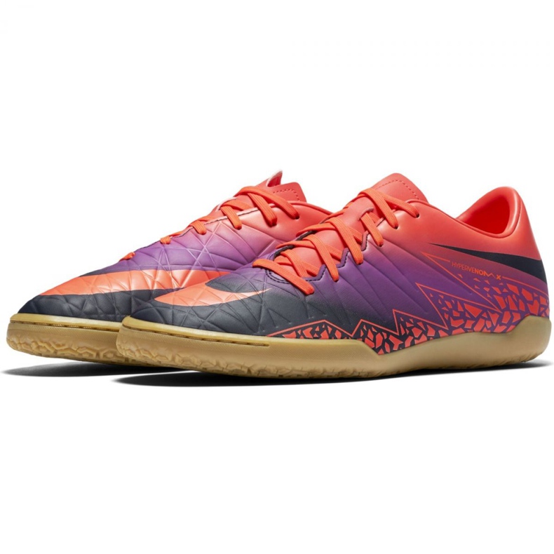 Buty halowe Nike Hypervenom Phelon Ii Ic M 749898-845 wielokolorowe pomarańczowe 2