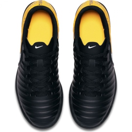 Buty halowe Nike TiempoX Rio Iv Ic Jr 897735-008 czarne wielokolorowe 3
