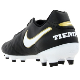 Buty piłkarskie Nike Tiempo Genio Ii Leather Fg M 819213-010 czarne czarne 3