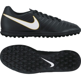 Buty piłkarskie Nike TiempoX Rio Iii Tf M 897770-002 czarne czarne 2