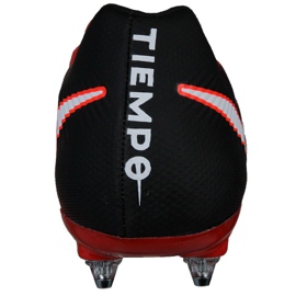 Buty piłkarskie Nike Tiempo Legacy Iii Sg M 897798-610 wielokolorowe czerwone 3