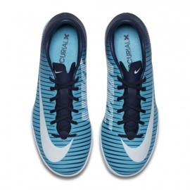 Buty halowe Nike Mercurial Vapor Xi Ic Jr 831947-404 niebieskie 2