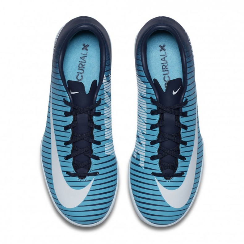 Buty halowe Nike Mercurial Vapor Xi Ic Jr 831947-404 niebieskie 2