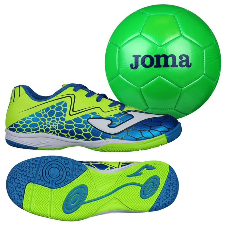 Buty halowe Joma Super Copa In Jr SCJS.805.IN wielokolorowe zielone 1