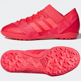 Buty piłkarskie adidas Nemeziz Tango 17.3 Tf Jr CP9238 czerwone wielokolorowe 3