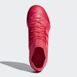 Buty piłkarskie adidas Nemeziz Tango 17.3 Tf Jr CP9238 czerwone wielokolorowe 4