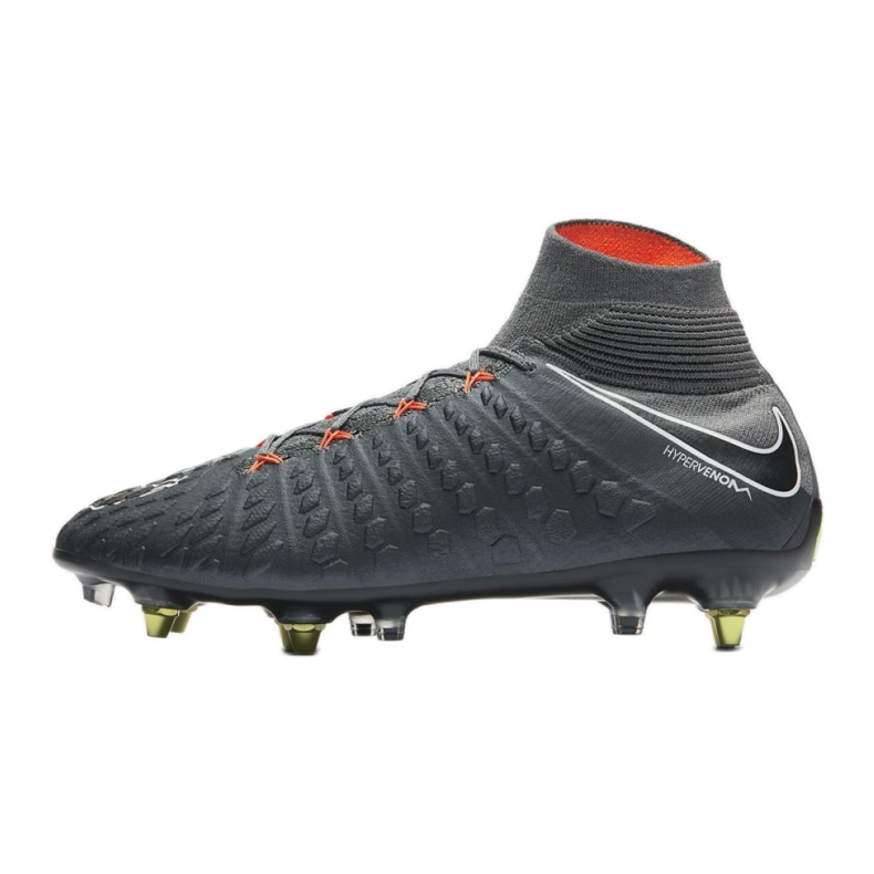 Buty piłkarskie Nike Hypervenom Phantom 3 Elite Df Fg Ac M AH7269-081 szare szare 1