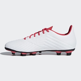 Buty piłkarskie adidas Predator 18.4 FxG M CM7669 białe wielokolorowe 1