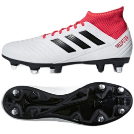 Buty piłkarskie adidas Predator 18.3 Sg CP9305 wielokolorowe białe 2