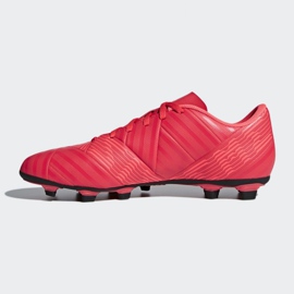 Buty piłkarskie adidas Nemeziz 17.4 FxG M CP9007 czerwone wielokolorowe 1