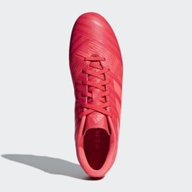 Buty piłkarskie adidas Nemeziz 17.4 FxG M CP9007 czerwone wielokolorowe 2