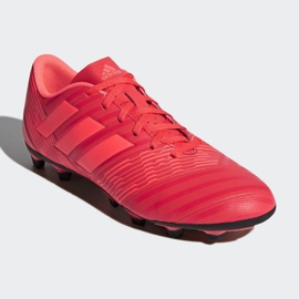 Buty piłkarskie adidas Nemeziz 17.4 FxG M CP9007 czerwone wielokolorowe 3
