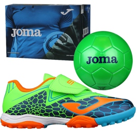 Buty piłkarskie Joma Super Copa Tf Jr SCJS.804.TF zielone zielone 2
