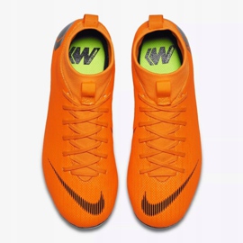 Buty piłkarskie Nike Mercurial Superfly 6 Academy Gs Mg Jr AH7337-810 pomarańczowe wielokolorowe 2