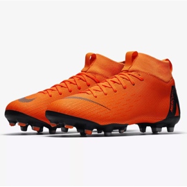 Buty piłkarskie Nike Mercurial Superfly 6 Academy Gs Mg Jr AH7337-810 pomarańczowe wielokolorowe 3