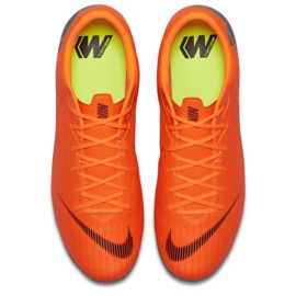 Buty piłkarskie Nike Mercurial Vapor 12 Academy Fg M AH7375-810 pomarańczowe wielokolorowe 2