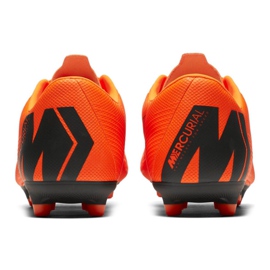 Buty piłkarskie Nike Mercurial Vapor 12 Academy Fg M AH7375-810 pomarańczowe wielokolorowe 3