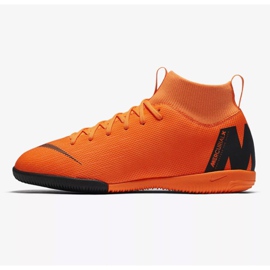 Buty halowe Nike Mercurial SuperflyX 6 Academy Gs Ic Jr AH7343-810 pomarańczowe pomarańczowe 1