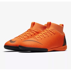 Buty halowe Nike Mercurial SuperflyX 6 Academy Gs Ic Jr AH7343-810 pomarańczowe pomarańczowe 3