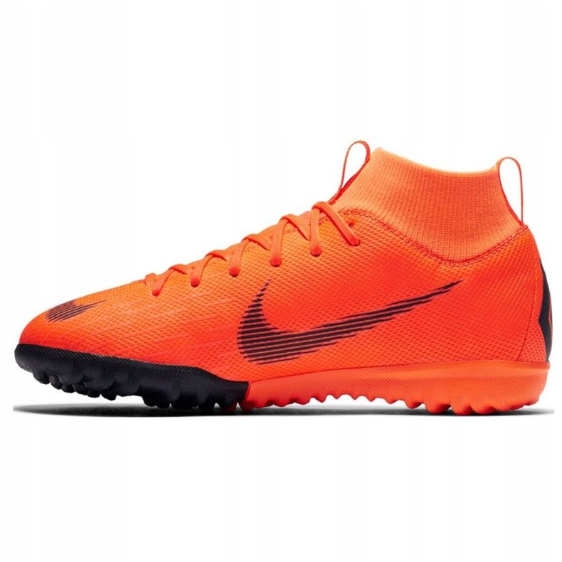 Buty piłkarskie Nike Mercurial SuperflyX 6 Academy Gs Tf Jr AH7344-810 pomarańczowe pomarańczowe 1