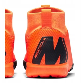 Buty piłkarskie Nike Mercurial SuperflyX 6 Academy Gs Tf Jr AH7344-810 pomarańczowe pomarańczowe 2