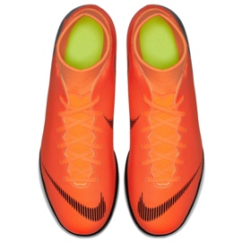 Buty piłkarskie Nike Mercurial Superfly 6 Club Ic M AH7371-810 pomarańczowe pomarańczowe 2