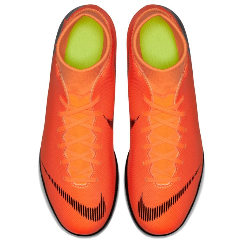 Buty piłkarskie Nike Mercurial Superfly 6 Club Ic M AH7371-810 pomarańczowe pomarańczowe 2