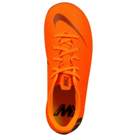 Buty piłkarskie Nike Mercurial Vapor 12 Academy Ps Mg Jr AH7349-810 pomarańczowe pomarańczowe 1