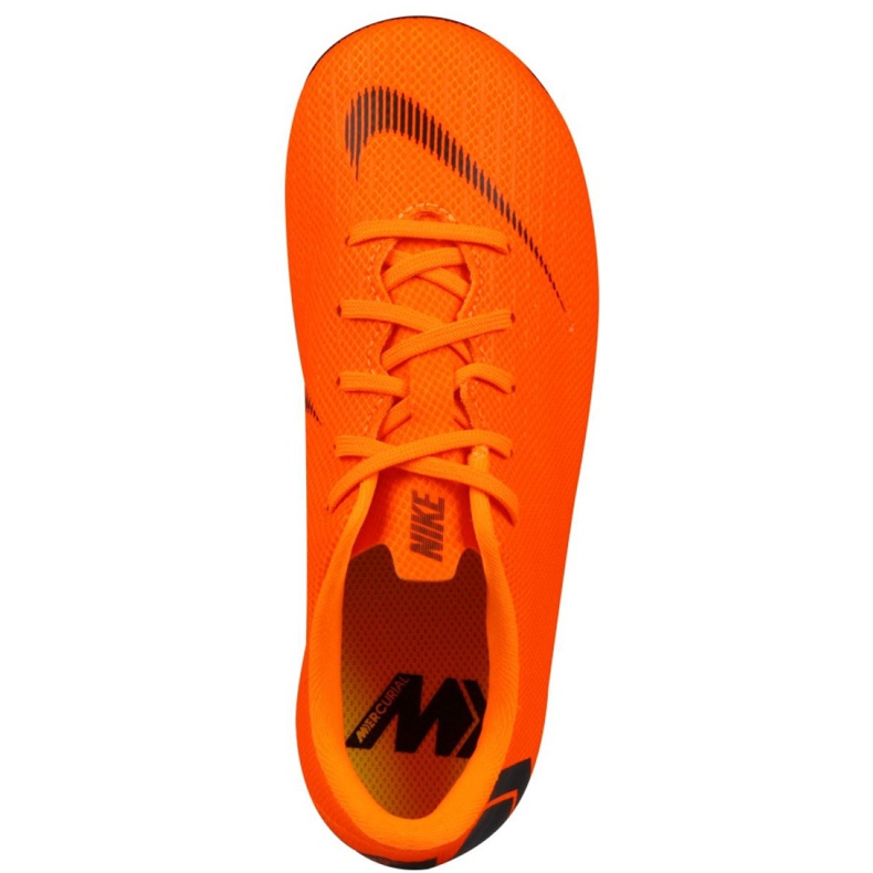 Buty piłkarskie Nike Mercurial Vapor 12 Academy Ps Mg Jr AH7349-810 pomarańczowe pomarańczowe 1
