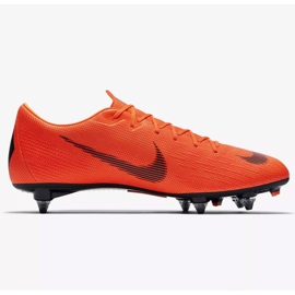 Buty piłkarskie Nike Mercurial Vapor 12 Academy Sg Pro M AH7376-810 pomarańczowe pomarańczowe 1