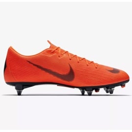 Buty piłkarskie Nike Mercurial Vapor 12 Academy Sg Pro M AH7376-810 pomarańczowe pomarańczowe 1