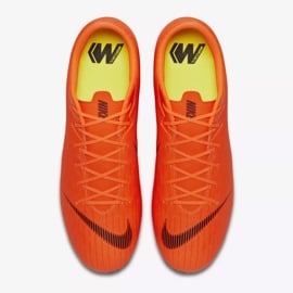 Buty piłkarskie Nike Mercurial Vapor 12 Academy Sg Pro M AH7376-810 pomarańczowe pomarańczowe 2