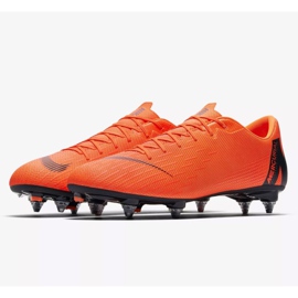 Buty piłkarskie Nike Mercurial Vapor 12 Academy Sg Pro M AH7376-810 pomarańczowe pomarańczowe 3