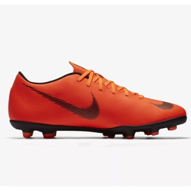 Buty piłkarskie Nike Mercurial Vapor 12 Club M AH7378-810 czerwone wielokolorowe 1