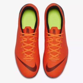 Buty piłkarskie Nike Mercurial Vapor 12 Club M AH7378-810 czerwone wielokolorowe 2