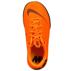 Buty piłkarskie Nike Mercurial VaporX 12 Academy Ps Ic Jr AH7352-810 pomarańczowe pomarańczowe 1