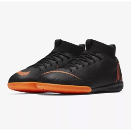 Buty halowe Nike Mercurial SuperflyX 6 Academy Gs Ic Jr AH7343-081 pomarańczowe czarne 3