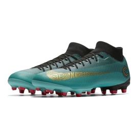 Buty piłkarskie Nike Mercurial Superfly 6 Academy M CR7 Mg AJ3541-390 niebieskie niebieskie 3