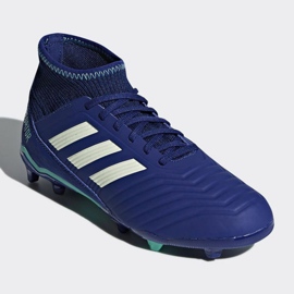Buty piłkarskie adidas Predator 18.3 Fg Junior CP9012 niebieskie niebieskie 3