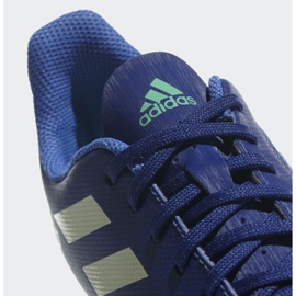 Buty piłkarskie adidas Predator 18.4 FxG Junior CP9242 wielokolorowe niebieskie 4