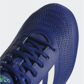 Buty piłkarskie adidas Predator 18.4 FxG Junior CP9242 wielokolorowe niebieskie 5