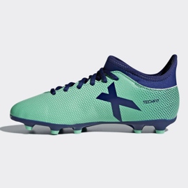 Buty piłkarskie adidas X 17.3 Fg Jr CP8993 wielokolorowe niebieskie 1